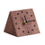 Brown Leather Desk Clock FB-PG24001B