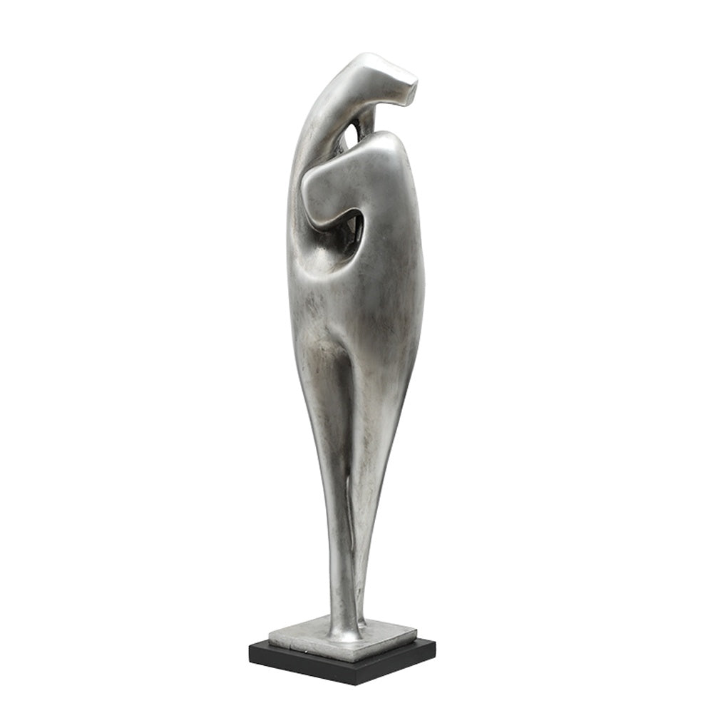 Silver Resin Abstract Sculpture FC-SZ24057