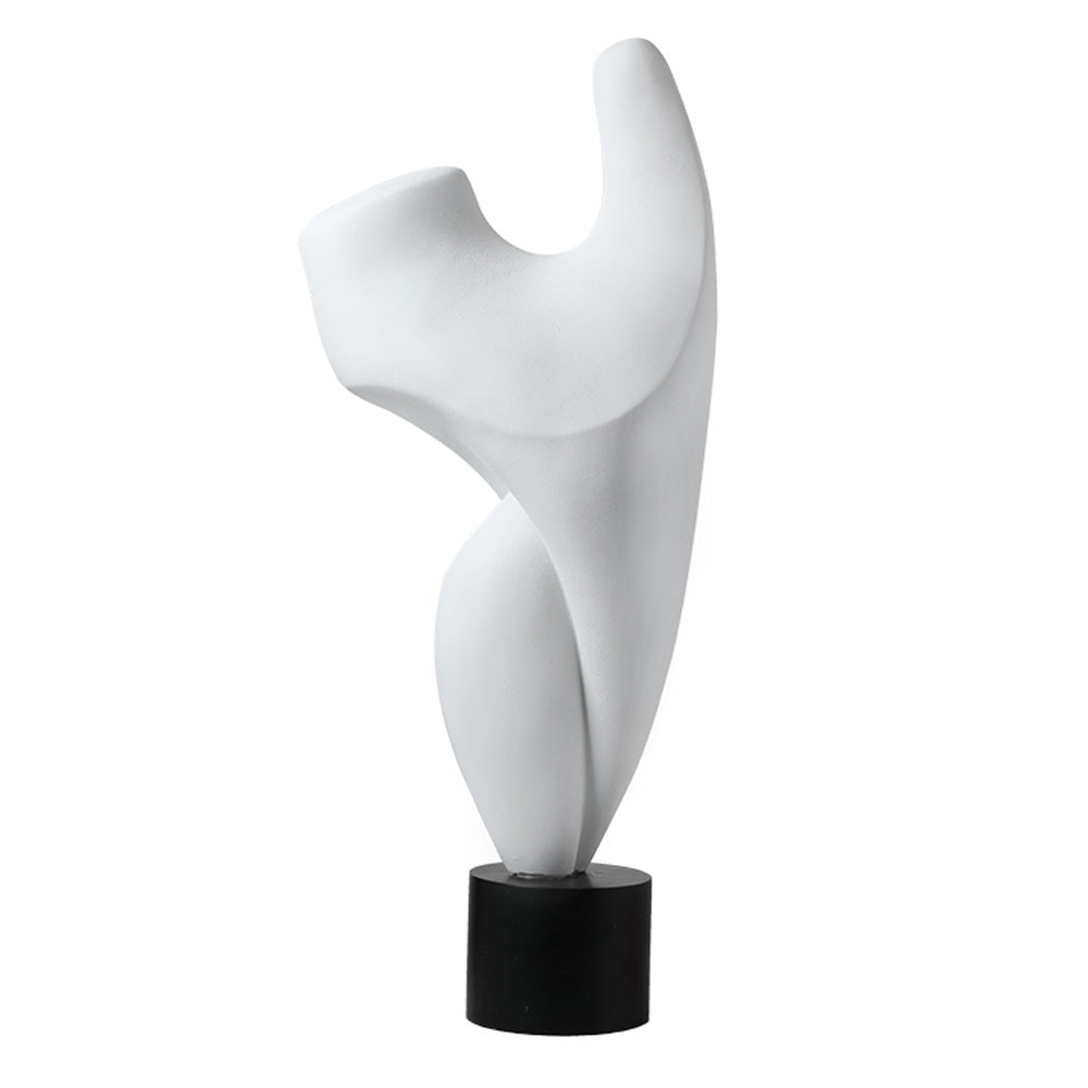 White Resin Abstract Sculpture FC-SZ24059
