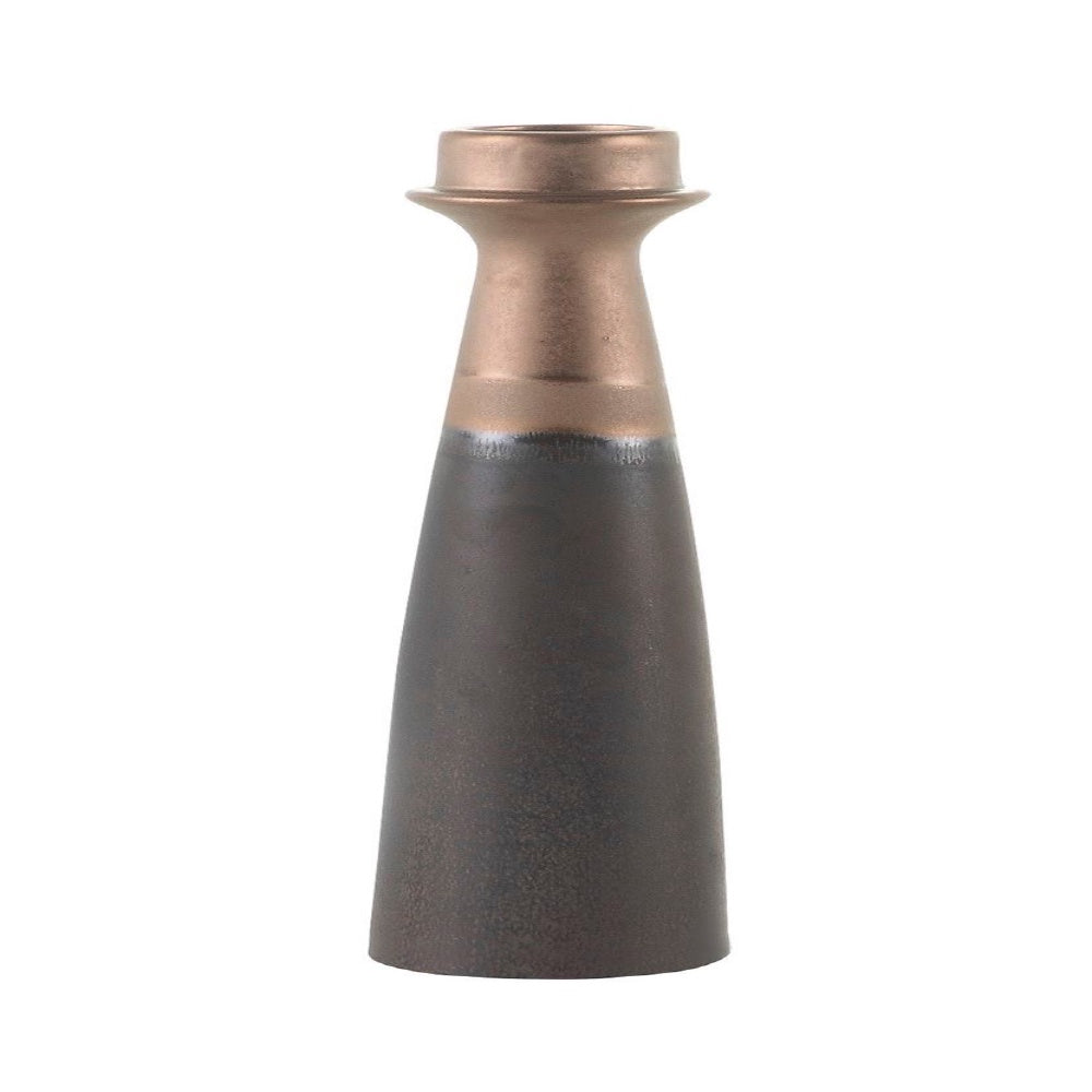 Bronze & Black Candleholder - Large ZTJSY0023J1