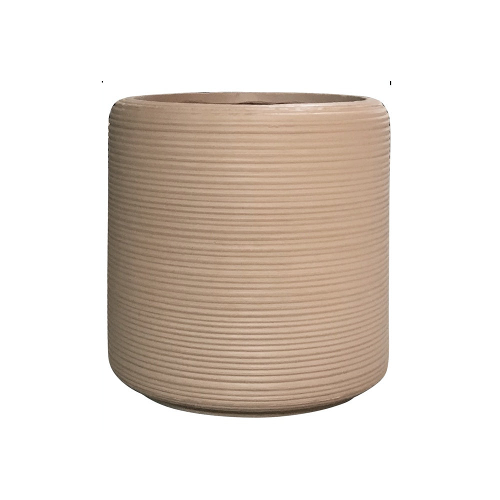Brown Fiber Clay Planter - A JY017R-1-BR الغراس