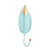 Turquoise & Gold Metal Leaf Wall Hook - F SHDG1191050