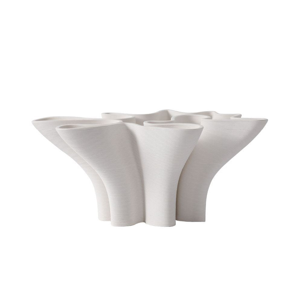 White Ceramic Vase 3D102609W08