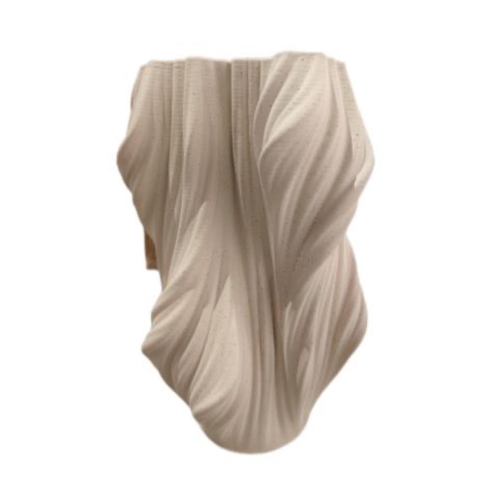 Beige Ceramic Organic Vase 3DSY01414636G