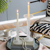 Set of 2 Frosted Glass Candleholders 70460-FRCL-DS-SA