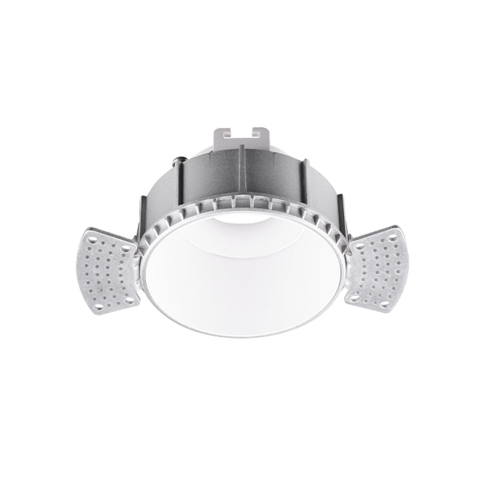 Trimless Adjustable GU10 Holder Round Spotlight - White ALDH0088-G-W