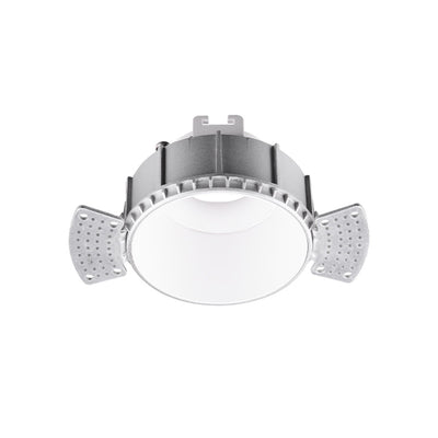 Trimless Adjustable GU10 Holder Round Spotlight - White ALDH0088-G-W