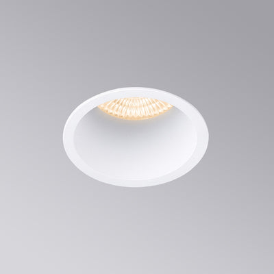 Fixed GU10 Holder Round Spotlight - White ALDH0101-G-W