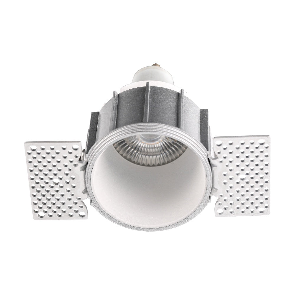 Fixed Trimless GU10 Holder Round Spotlight - White ALDH0102-G-W