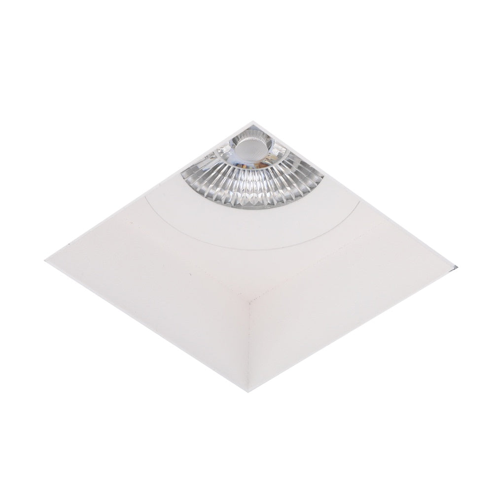 Fixed Trimless GU10 Holder Square Spotlight - White ALDL0176-G-W