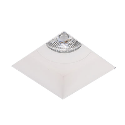 Fixed Trimless GU10 Holder Square Spotlight - White ALDL0176-G-W