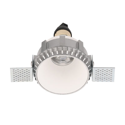 Fixed Trimless GU10 Holder Round Spotlight - White ALDL0177-G-W