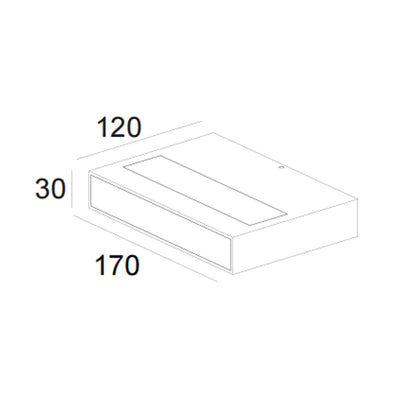 Fixed Ceiling & Wall Washer Light ALWL0116-W