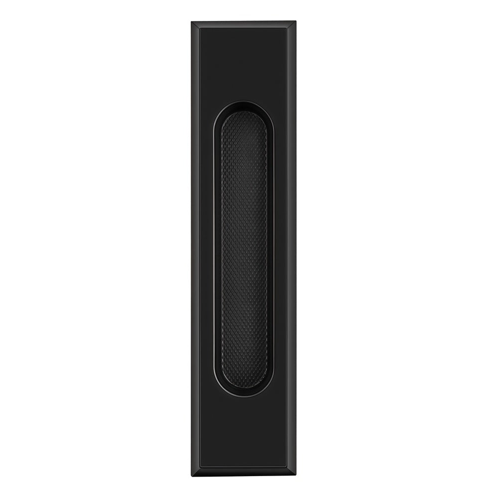 Genesis Recessed Door Pull - Matte Black BR-YML15-AH