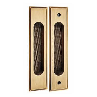 Genesis Recessed Door Pull - Antique Brass BR-YML15-FBS