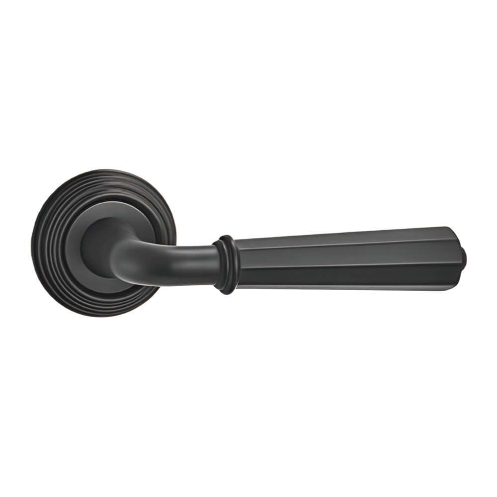 Harlow Door Handle with Thumbturn - Matte Black BR2202-2261-AH-TB