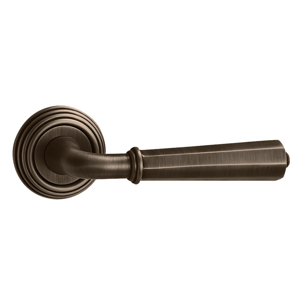 Harlow Door Handle with Thumbturn - Antique Bronze BR2202-2261-TCF-TB