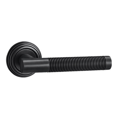 Maxton Door Handle with Thumbturn - Matte Black BR2202-2265-AH-TB