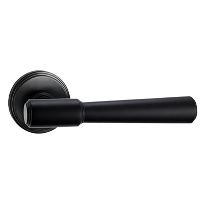 Rio Door Handle with Key Lock - Matte Black BR3-100-AH-KL