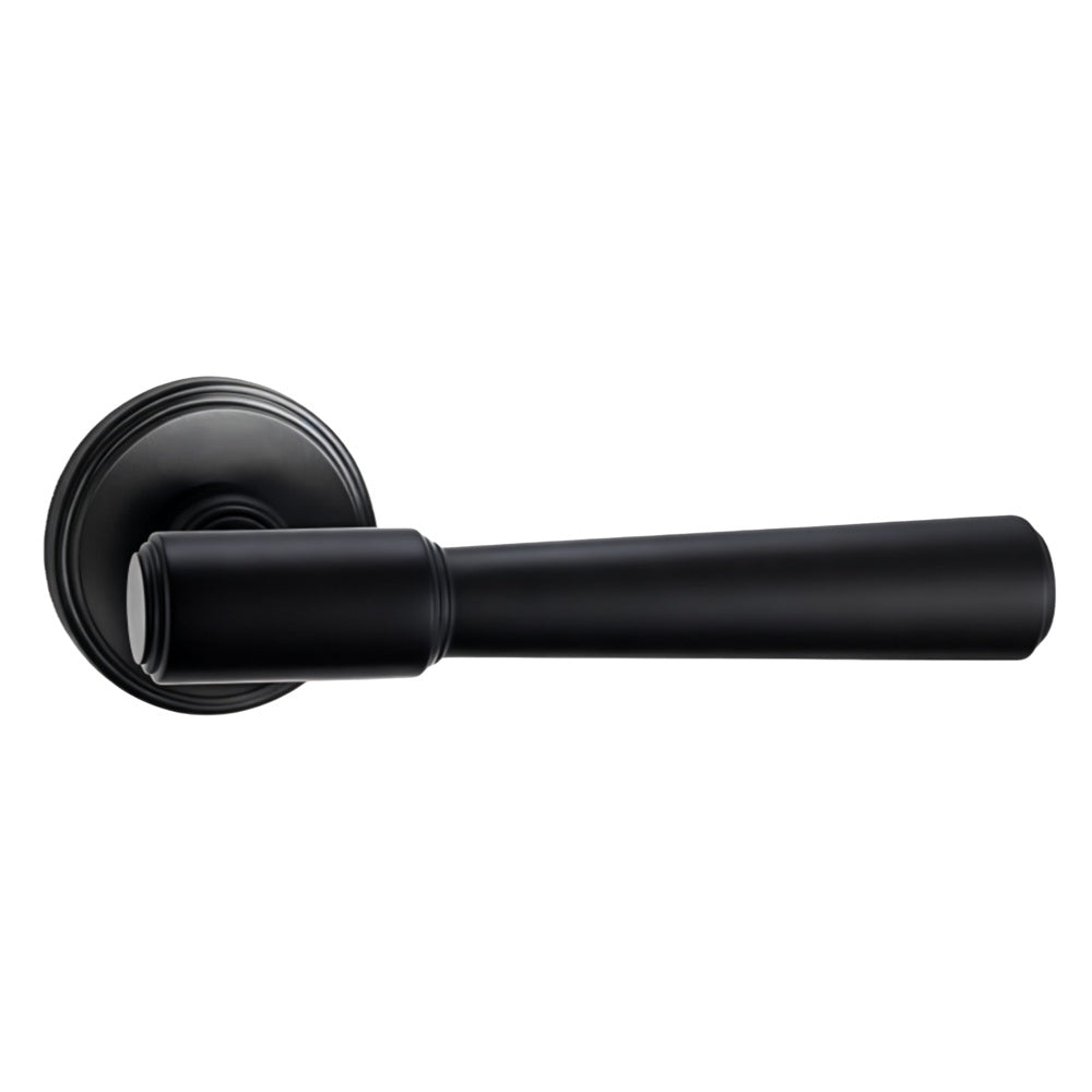 Rio Door Handle with Thumbturn - Matte Black BR3-100-AH-TB
