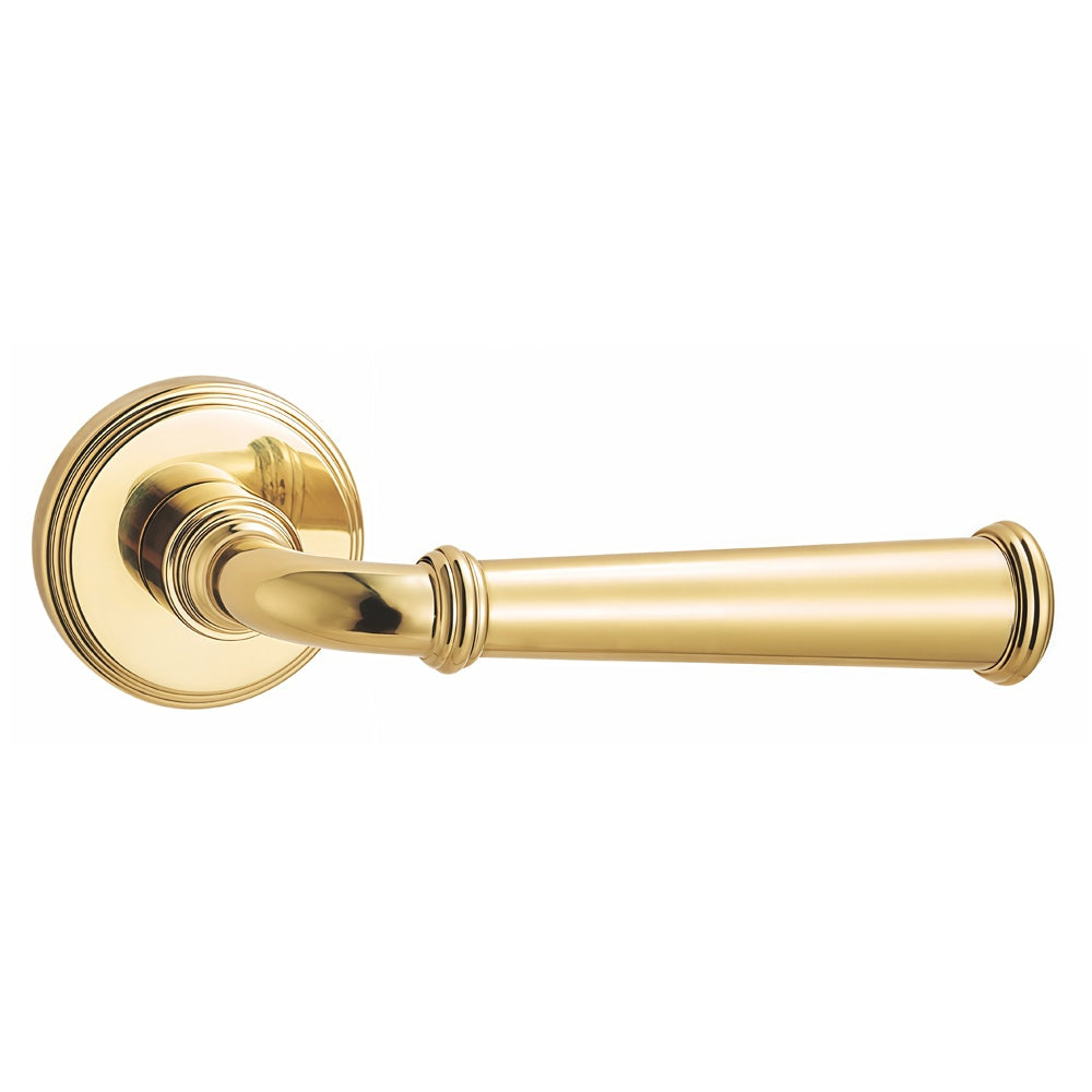 Céline Door Handle with Thumbturn - Polished Gold BR3-2298-PVD-TB