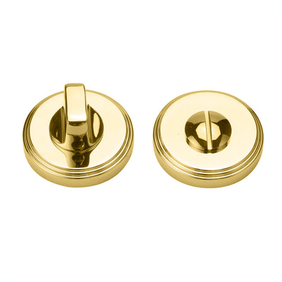 Céline Door Handle with Thumbturn - Polished Gold BR3-2298-PVD-TB