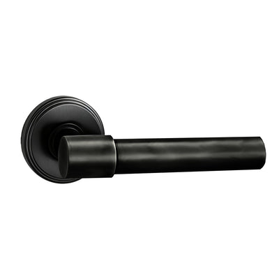 Gabriel Door Handle with Key Lock - Matte Black BR3-2300-AH-KL