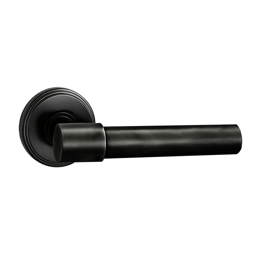 Gabriel Door Handle with Thumbturn - Matte Black BR3-2300-AH-TB