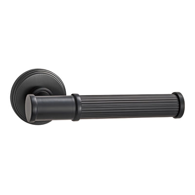 Wilson Door Handle with Key Lock - Matte Black BR3-2310-AH-KL