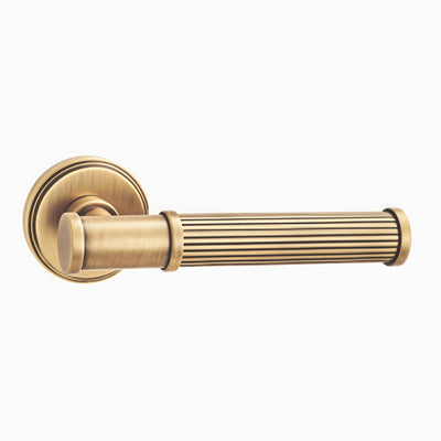 Wilson Door Handle with Thumbturn - Antique Brass BR3-2310-FBS-TB