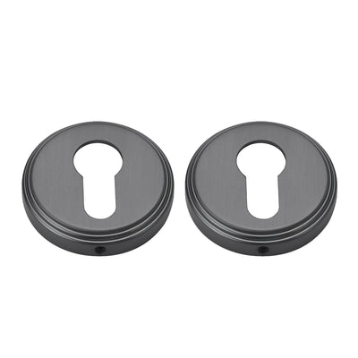 Wilson Door Handle with Key Lock - Gunmetal BR3-2310-MG-KL