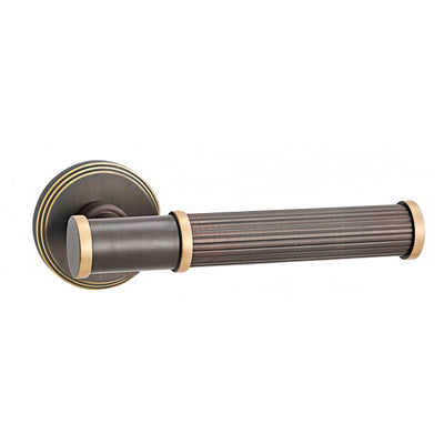 Wilson Door Handle with Key Lock - Antique Bronze BR3-2310-TCF-KL