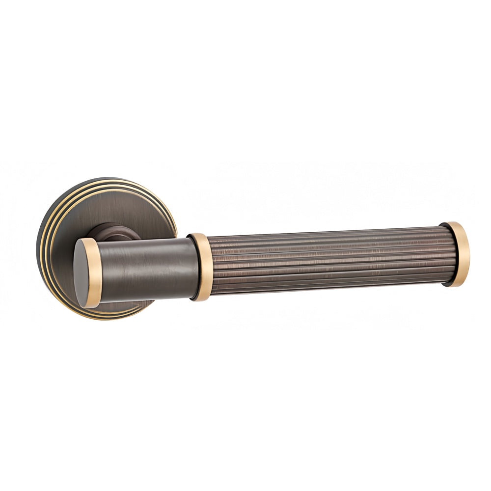 Wilson Door Handle with Thumbturn - Antique Bronze BR3-2310-TCF-TB