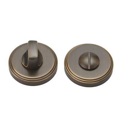 Wilson Door Handle with Thumbturn - Antique Bronze BR3-2310-TCF-TB