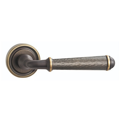 Antoine Door Handle with Thumbturn - Antique Bronze BR5-123B-TCF-TB