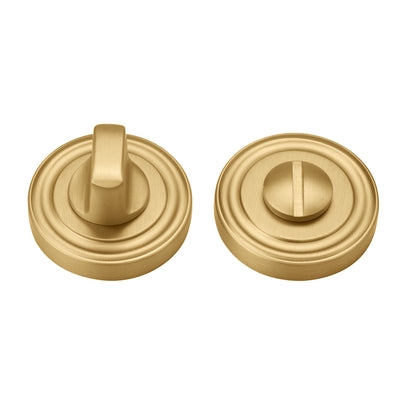 Bianca Door Handle with Thumbturn - Brushed Gold BR5-153-YLS-TB