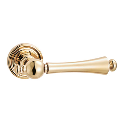 Blanca Door Handle with Key Lock - Polished Gold BR5-2289-PVD-KL