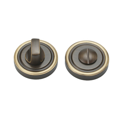 Colette Door Handle with Thumbturn - Antique Bronze BR5-2308-TCF-TB