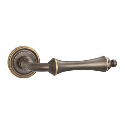 Antonio Door Handle with Thumbturn - Antique Bronze BR5-2508-TCF-TB
