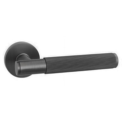 Rolland Door Handle with Thumbturn - Gunmetal BR7-2271-MG-TB