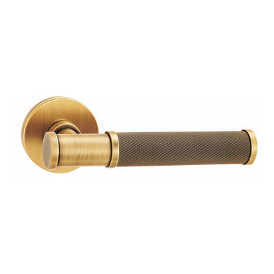 Windsor Door Handle with Thumbturn - Antique Brass BR7-2309-FBS-TB