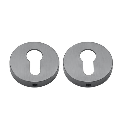Windsor Door Handle with Key Lock - Gunmetal BR7-2309-MG-KL