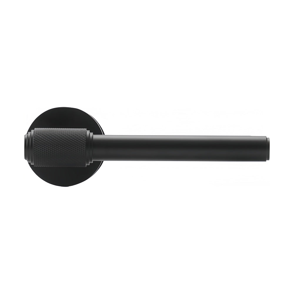Brendan Door Handle with Key Lock - Matte Black BR7-2507-AH-KL