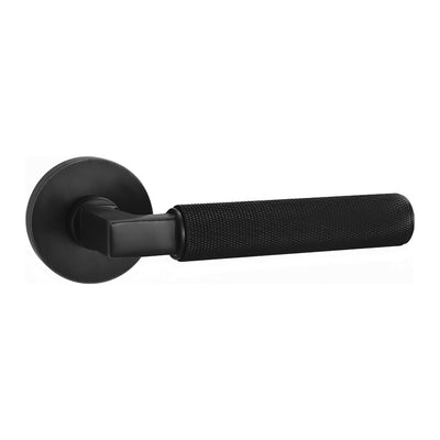 Marlon Door Handle with Key Lock - Matte Black BR7-2519-AH-KL