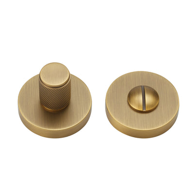 Torrance Door Handle with Thumbturn - Antique Brass BR7-70-FBS-TB