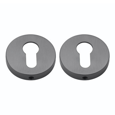 Torrance Door Handle with Key Lock - Gunmetal BR7-70-MG-KL