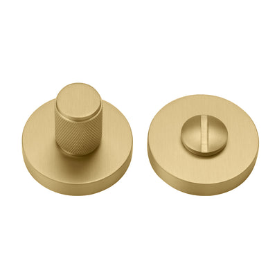 Torrance Door Handle with Thumbturn - Brushed Gold BR7-70-YLS-TB