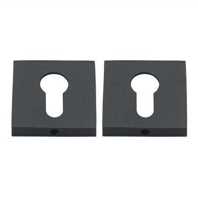 Yale Door Handle with Key Lock - Matte Black BR9-121-AH-KL