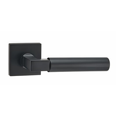 Yale Door Handle with Thumbturn - Matte Black BR9-121-AH-TB