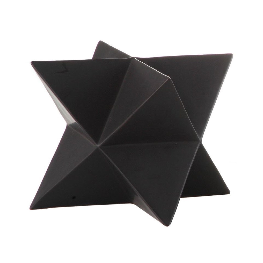 Black Ceramic Geometric Décor - Large BSYG0298B1